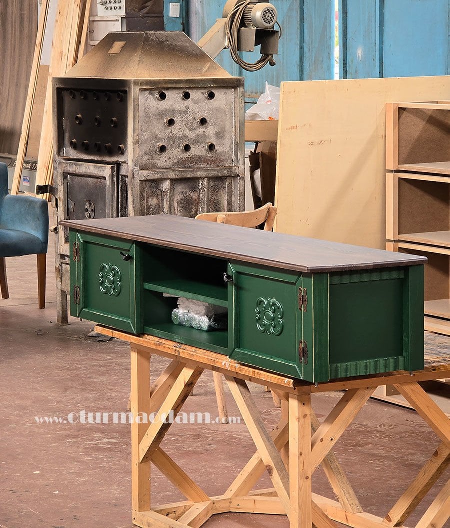 Koyu Yeşil Tv Sehpası Keçiören Teslimatımız