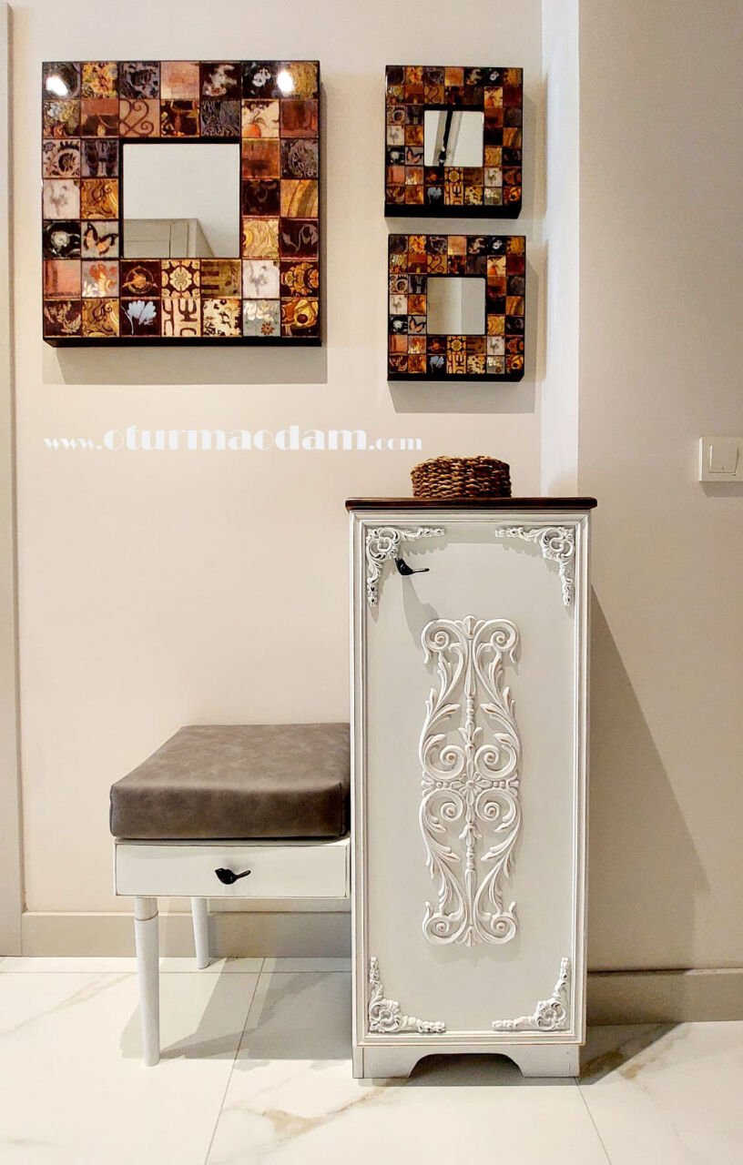 Beyaz Puflu Ayakkabılık Kadıköy Teslimatımız