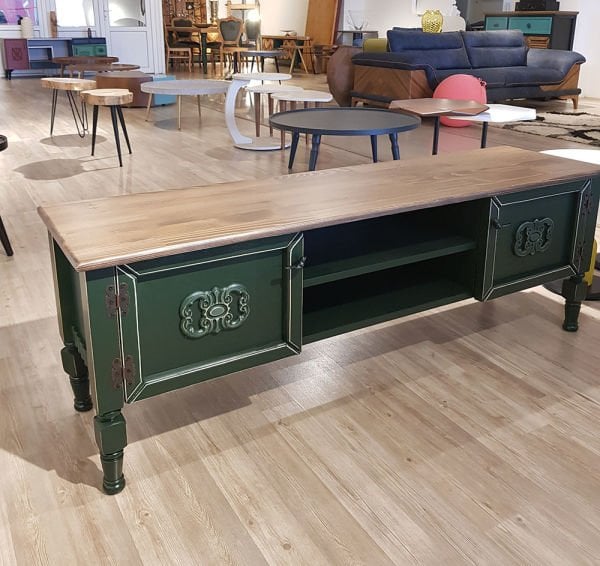 Koyu Yeşil Tv Sehpası