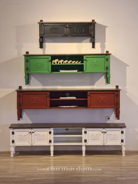 Koyu Yeşil Tv Sehpası