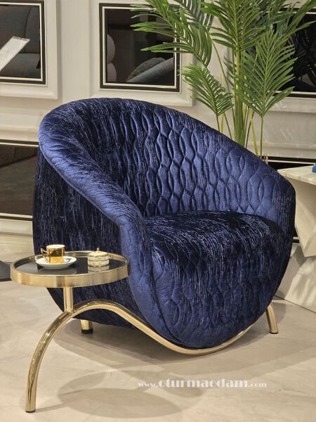 Gold Sehpalı Berjer