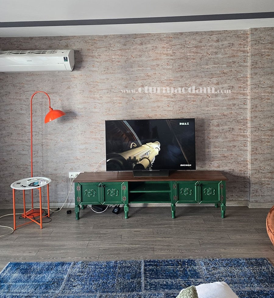 200 cm Koyu Yeşil Şeker Tv Burhaniye Teslimatımız