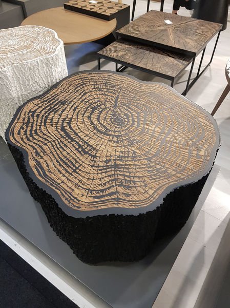 Siyah Ağaç Orta Sehpa