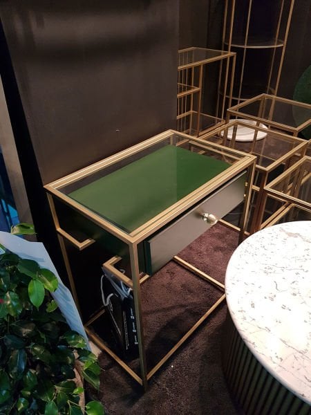 Pirinç Mis Yan Sehpa