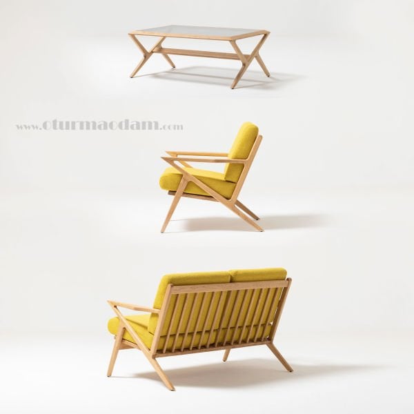 Sarı Kiraz Çay Seti