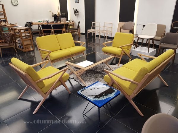 Sarı Kiraz Çay Seti