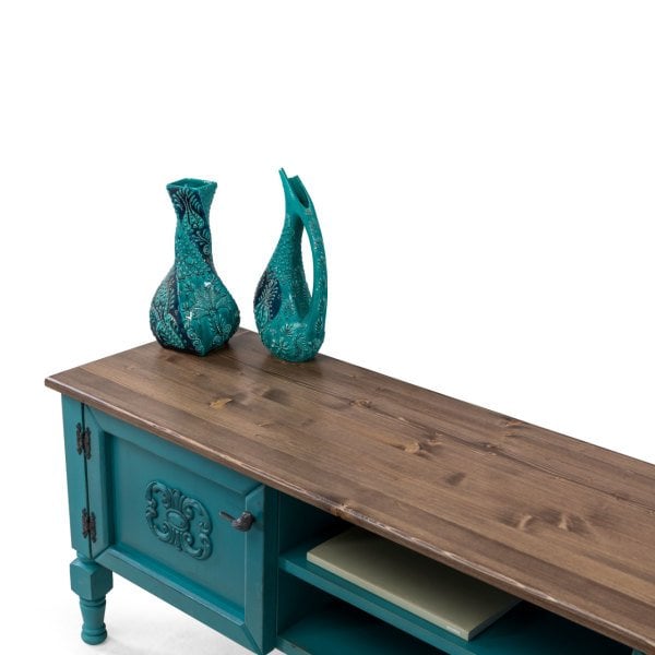 Turkuaz Şeker Tv Sehpası