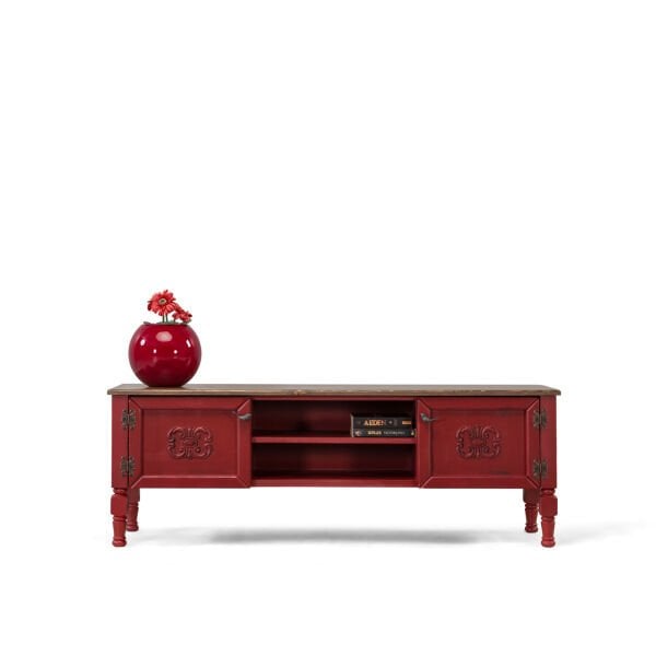 Kırmızı Şeker Tv Sehpası