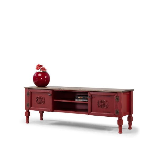 Kırmızı Şeker Tv Sehpası