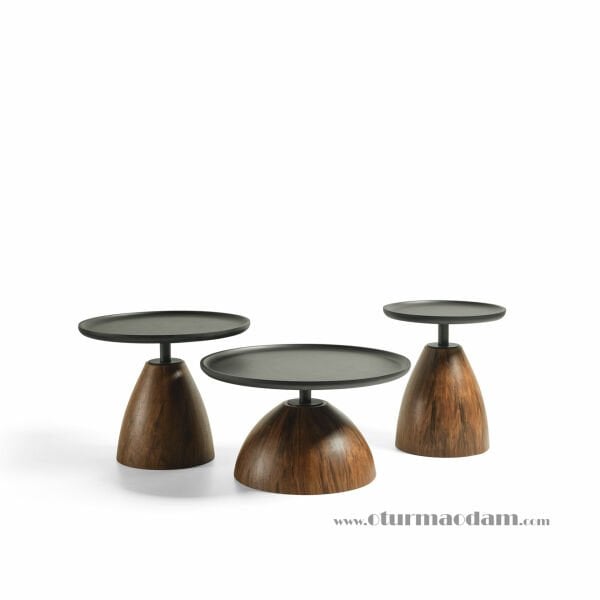 Fındık Üçlü Orta Sehpa