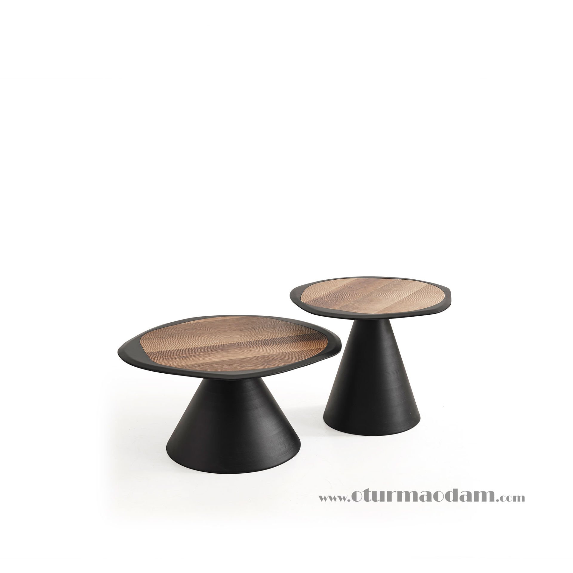 Siyah Ceviz Mantar Sehpa