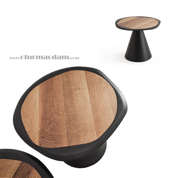 Siyah Ceviz Mantar Sehpa