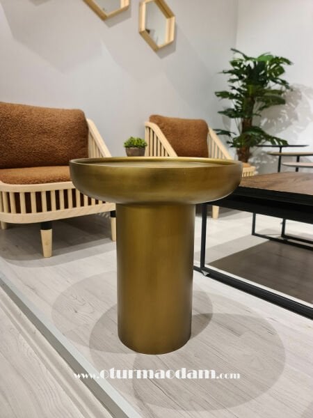 Pirinç Mantar Yan Sehpa