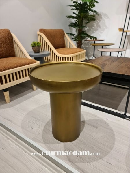 Pirinç Mantar Yan Sehpa