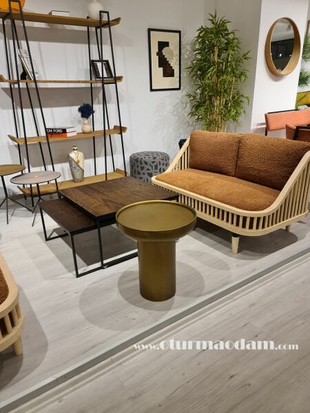 Pirinç Mantar Yan Sehpa