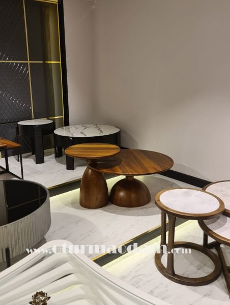 Pirinç İkili Mantar Sehpa