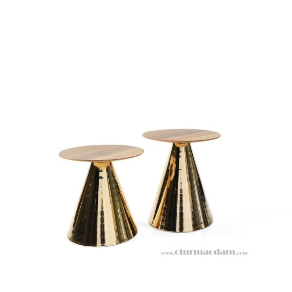 Gold Mantar Zigon Sehpa