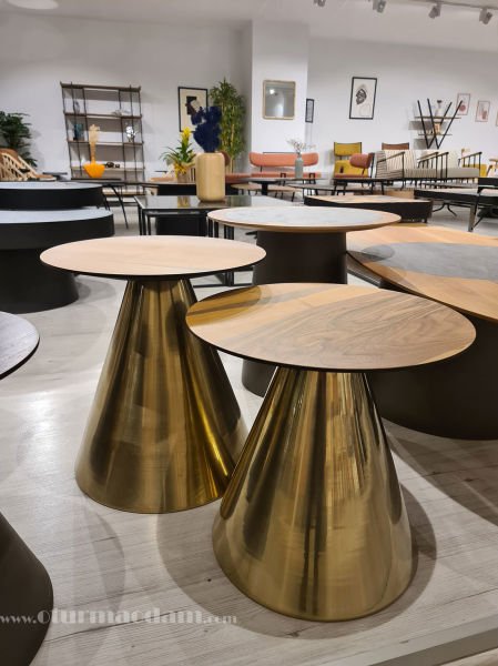 Gold Mantar Zigon Sehpa