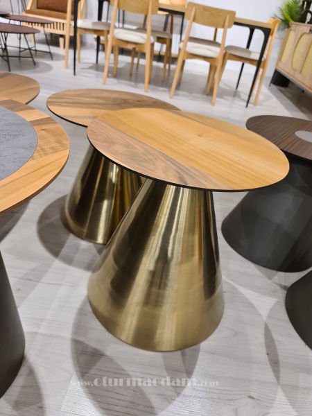 Gold Mantar Zigon Sehpa