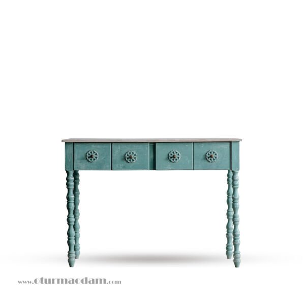 Turkuaz Salt Dresuar