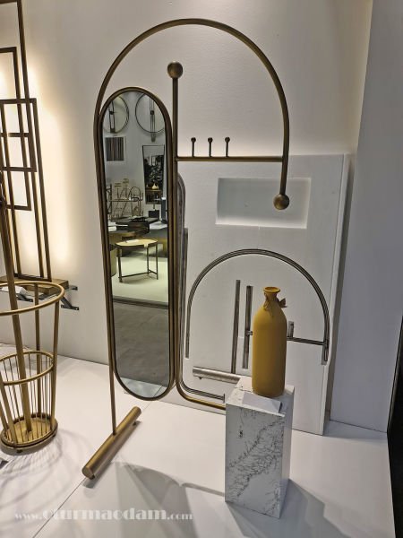 Aynalı Pirinç Askılık