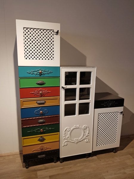 Üçlü Çok Amaçlı Dolap