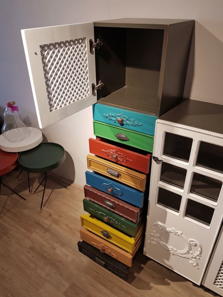 Üçlü Çok Amaçlı Dolap