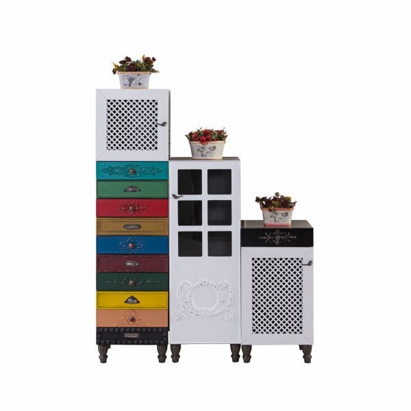 Üçlü Çok Amaçlı Dolap