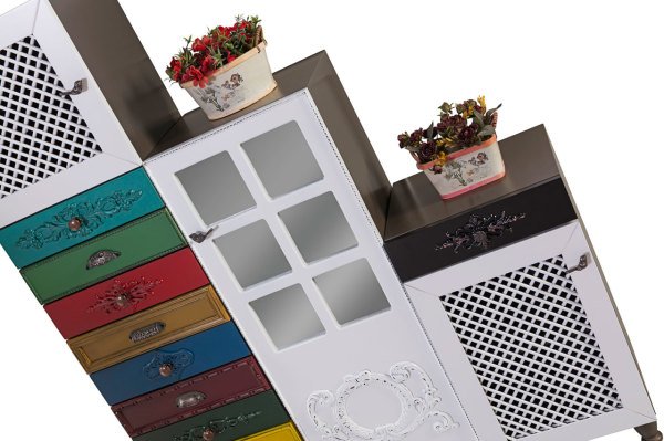 Üçlü Çok Amaçlı Dolap