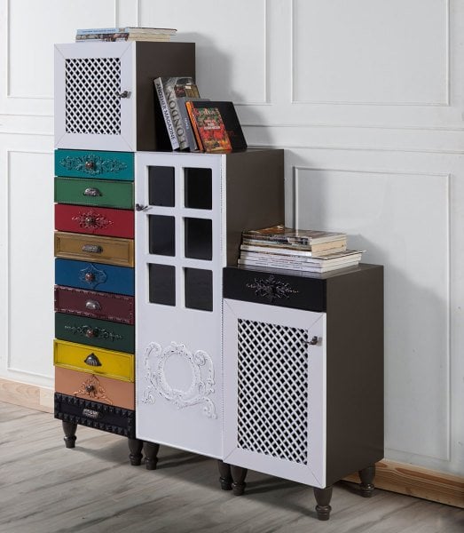 Üçlü Çok Amaçlı Dolap