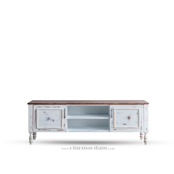 Beyaz Misket Tv Sehpası