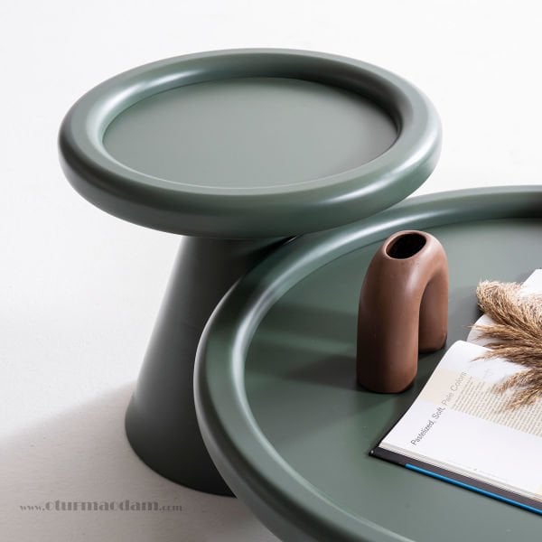 Yeşil Mantar Sehpa Seti