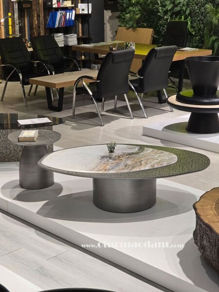 Gümüş Yaprak Sehpa