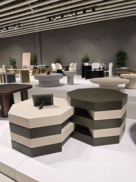 Sekizgen Prizma Sehpa