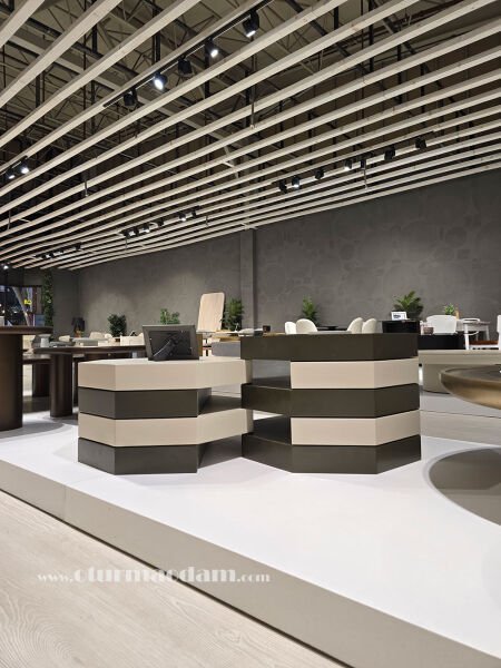 Sekizgen Prizma Sehpa