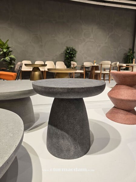 Beton Mantar 3'lü Sehpa