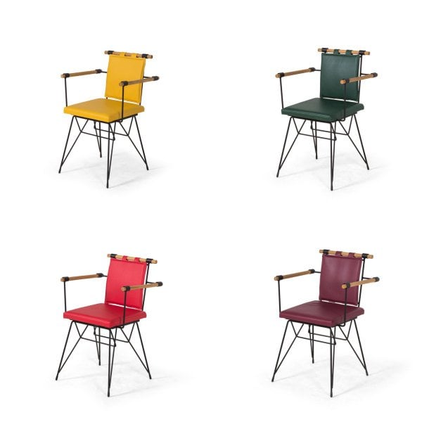 Dora Kollu Metal Sandalye