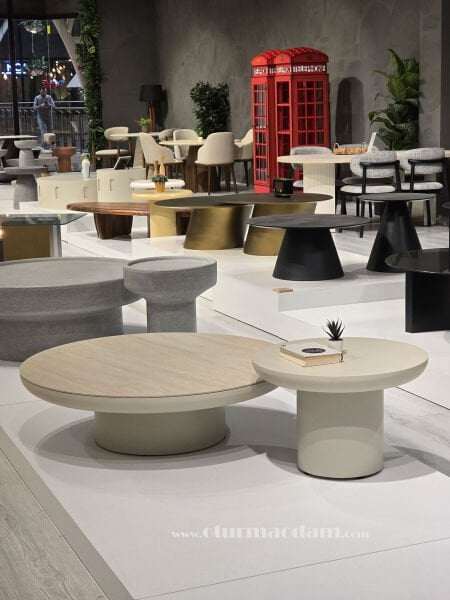 Seramik Mantar Orta Sehpa