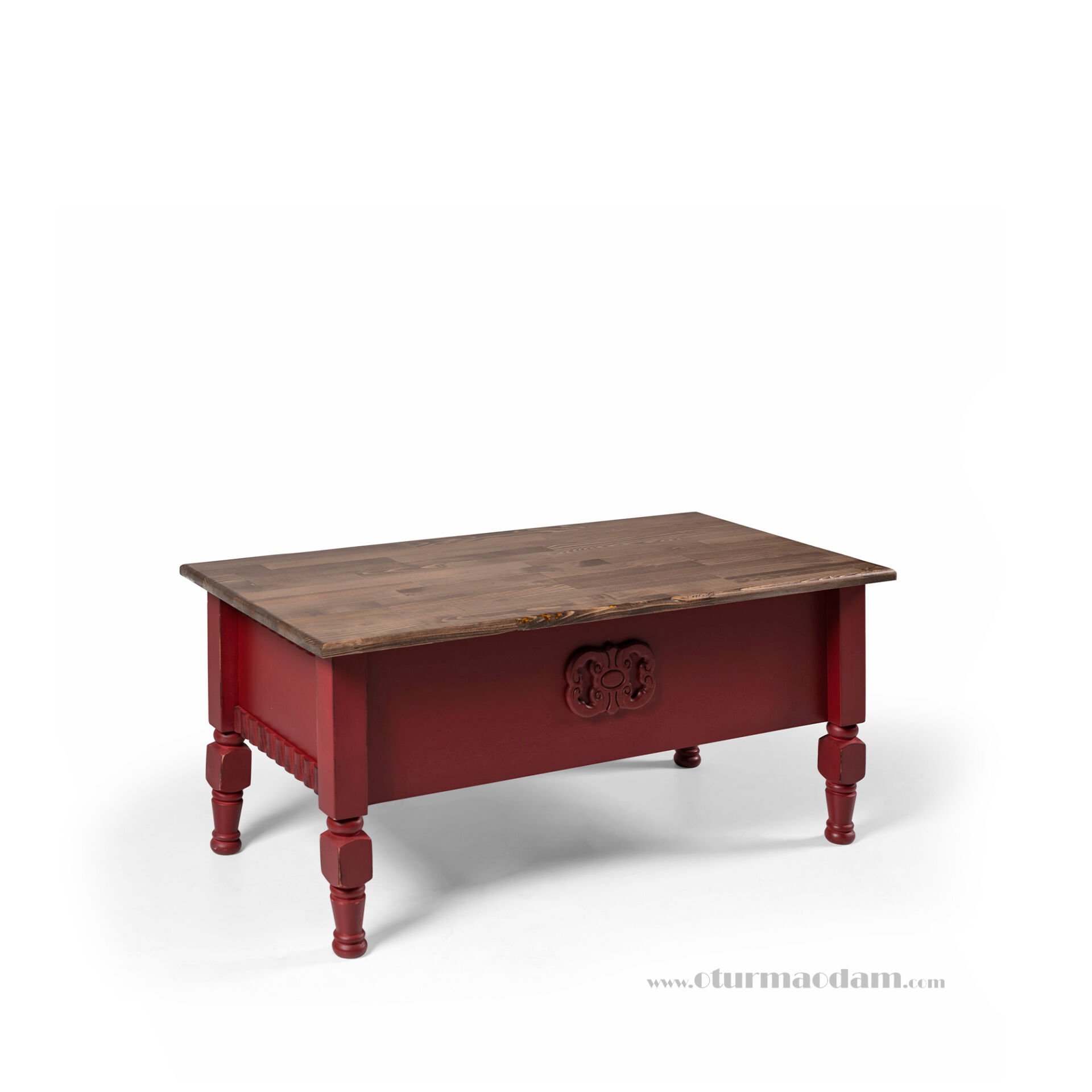 Kırmızı Şeker Sehpa