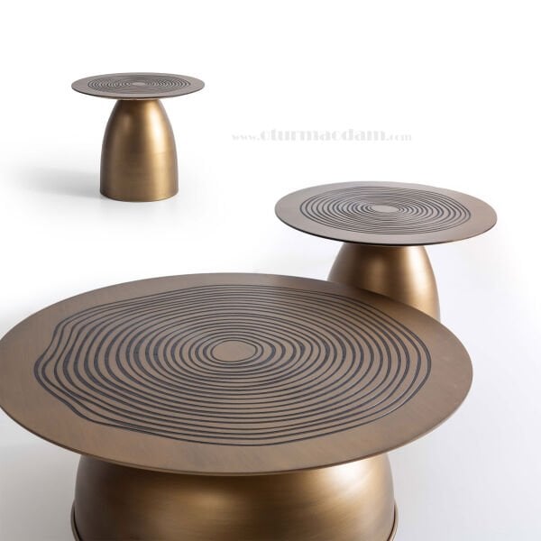 Dome Pirinç Mantar Sehpa