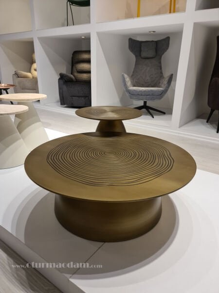 Dome Pirinç Mantar Sehpa