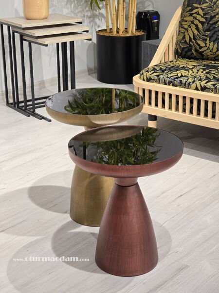 Pirinç Bakır Mantar Sehpa