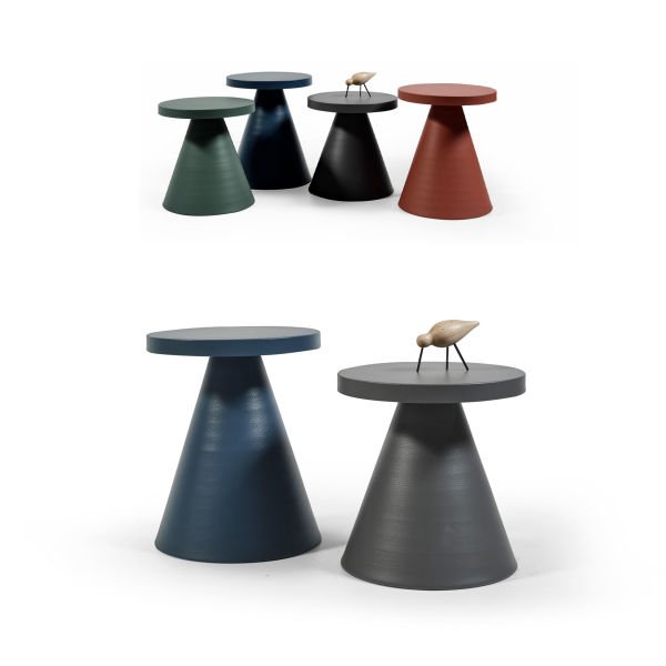 Siyah Gri Mantar Sehpa