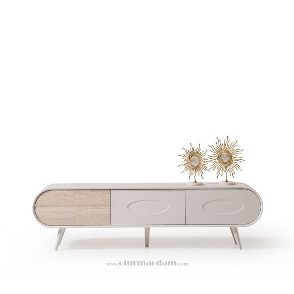200 cm Oval Tv Sehpası
