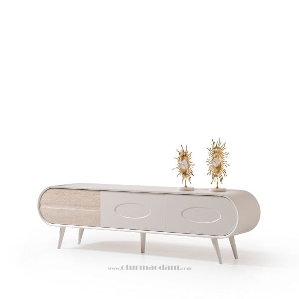 200 cm Oval Tv Sehpası