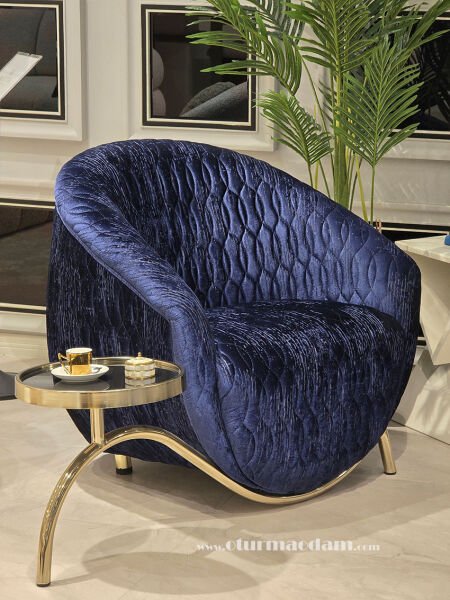 Gold Sehpalı Berjer