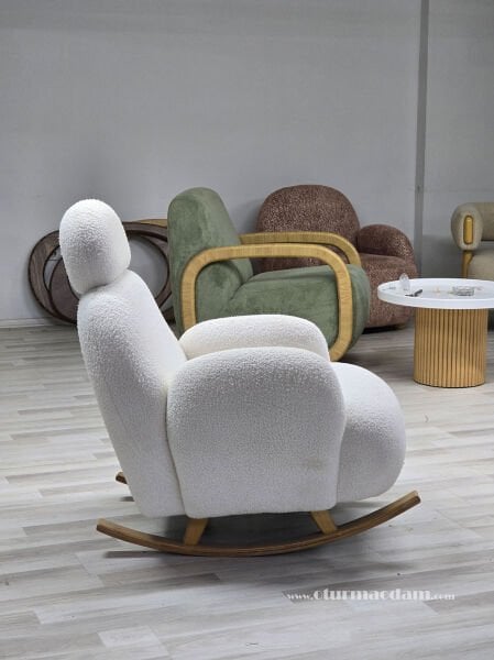 Sallanır Puflu Berjer