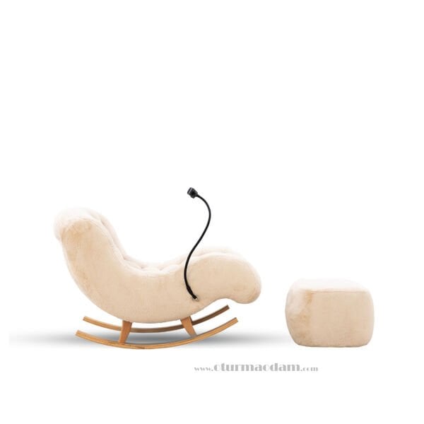 Sallanır Puflu Şezlong