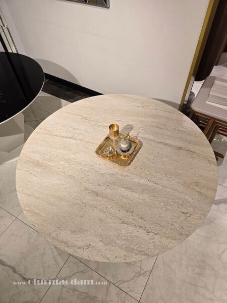 Kübik Traverten Mantar Masa