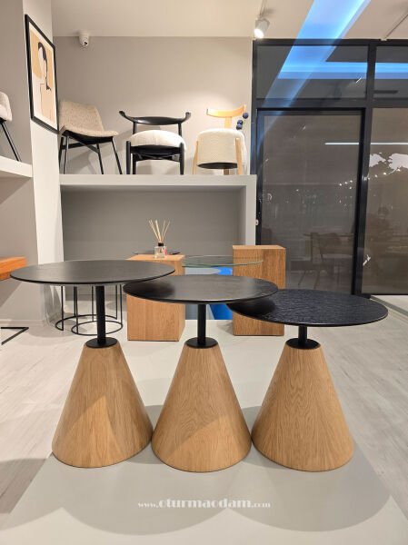 Meşe Mantar Zigon Sehpa